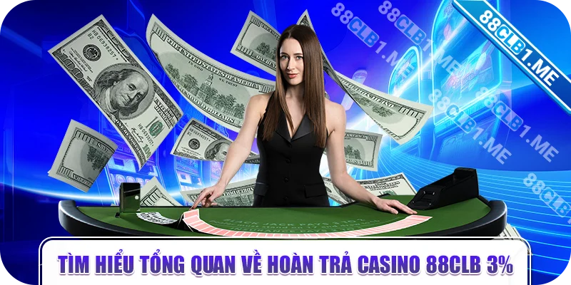 Tìm hiểu tổng quan về hoàn trả casino 88CLB 3%